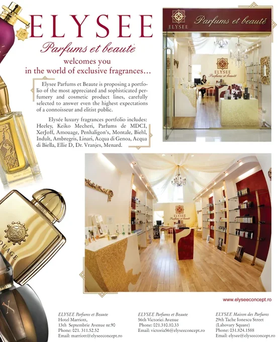 Elysée Parfums et Beauté — presentation flyer